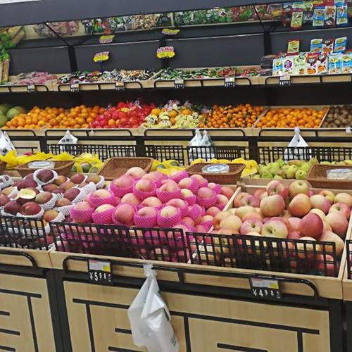 护栏隔板水果超市生鲜区货架塑料围栏蔬菜堆头货架附件