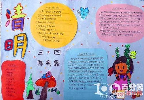 关于四月节气手抄报 四月手抄报