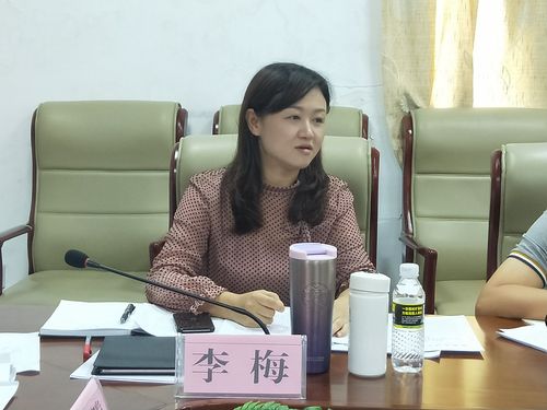 李梅副县长主持会议.