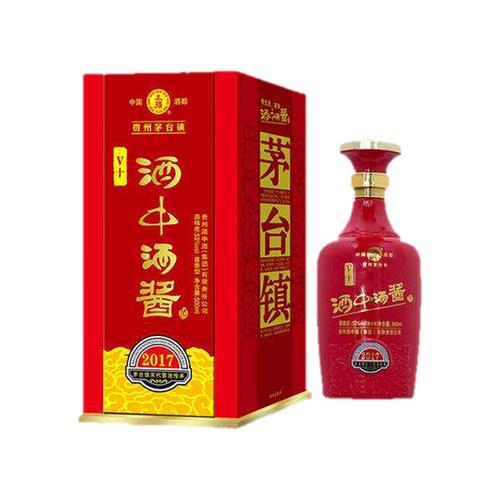 酒中酒酱v10集团贵州仁怀酱香陈酿53度粮食果酒