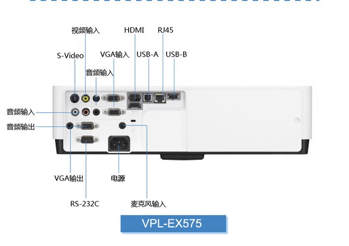 sony vpl-ex570 办公 投影机 投影仪(xga分辨率 4200流明 双hdmi)