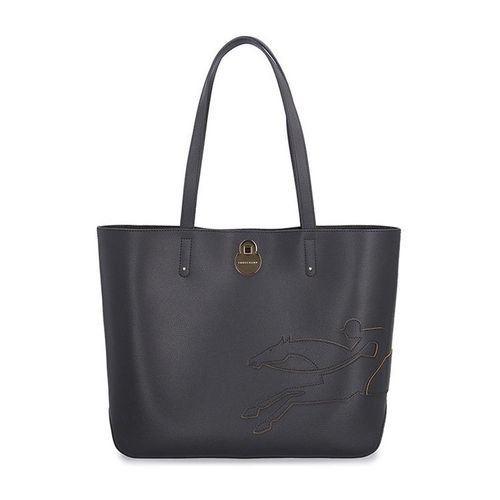 珑骧/longchamp 18年秋冬 logo 经典 购物包 女包 女性 黑色 手提包 l