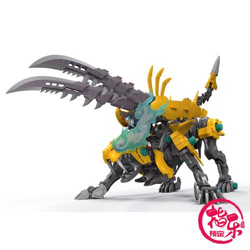 预定 寿屋 索斯机械兽 hmm zoids 獠牙剑齿钢牙虎 黄金剑齿虎 - 指乐