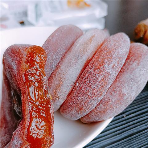 2021新货广西恭城柿饼吊饼圆饼柿子饼霜降特级大柿饼礼盒装自制非