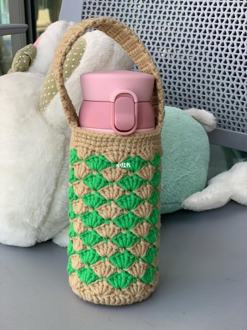 贝壳花样水杯套钩织_水杯_兴趣爱好_手工