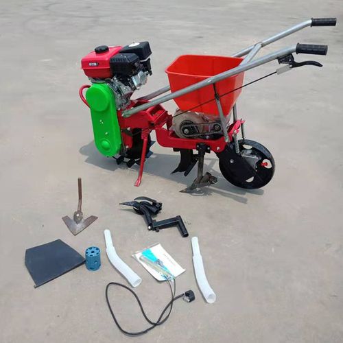 玉米播种机点播机穴播机手推扶式玉米单粒精播机