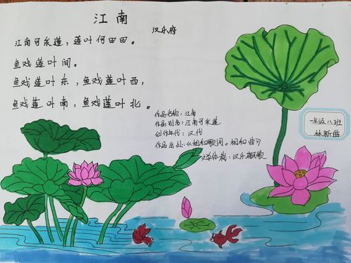 这是哪个学校的古诗配画?