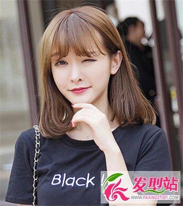 卡其色温暖染发发色 清新唯美的染发发感