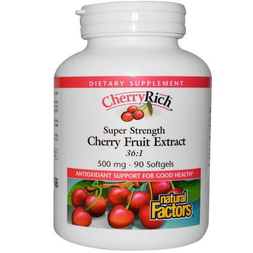 natural factors, cherryrich,超强樱桃提取物软胶囊