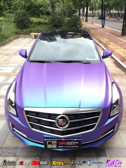 凯迪拉克ats钻石紫魅蓝