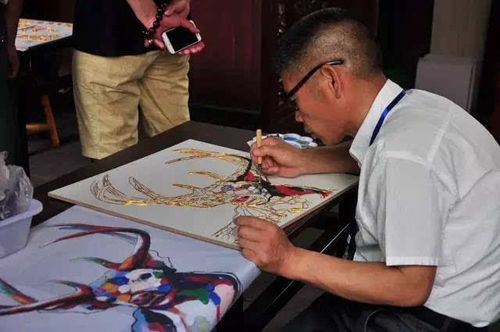 皇家掐丝珐琅绝技纯手工制作 景泰蓝掐丝珐琅画九天揽月 中国航天博物