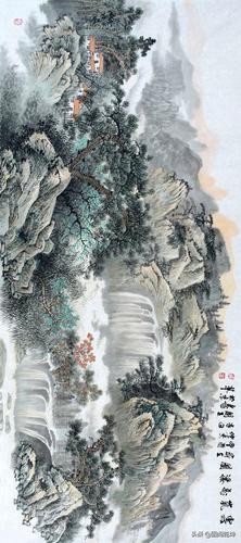 马国立山水画欣赏