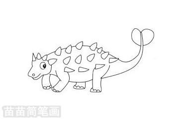 包头龙简笔画图片大全,教程