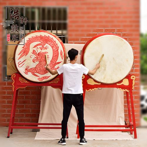 淘宝乐器出租_ 大鼓牛皮中国红出租寺庙鼓*演出扁鼓传统龙鼓堂鼓乐器