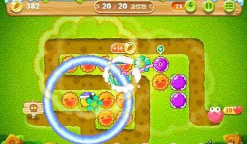 保卫萝卜2第16关水晶萝卜攻略图文