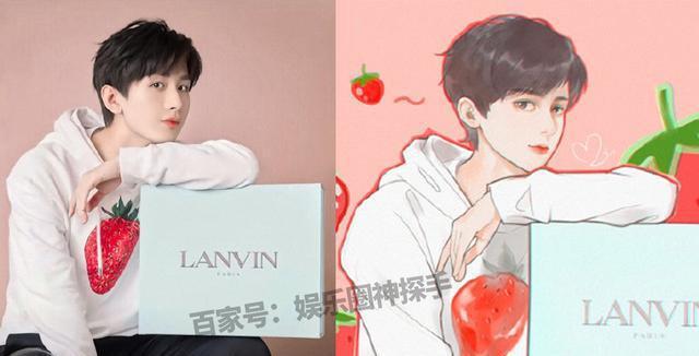 原图的侧颜成毅俏皮可爱,大眼萌版的成毅有没有更q萌呢? 成毅的