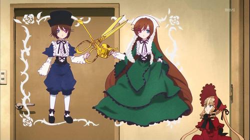 翠星石与蔷薇少女第四人偶苍星石是双子人偶,非常重视苍星石,喜欢和苍