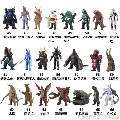 奥特曼怪兽500系列合集～_奥特曼_怪兽_万代怎么样_格拉斯_慕拉怎么样