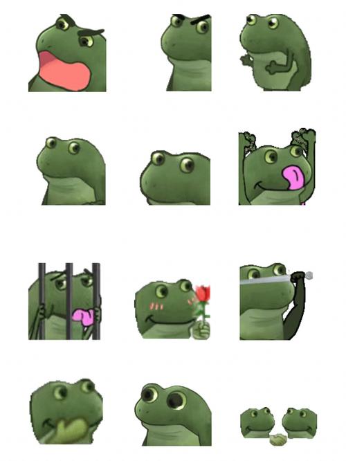 小青蛙动态表情包_表情包_小青蛙_动态表情包_素材