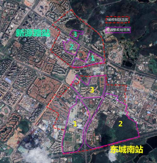 并以《东莞市东城区南片区控制性详细规划(2005年)》,《东莞市东城区