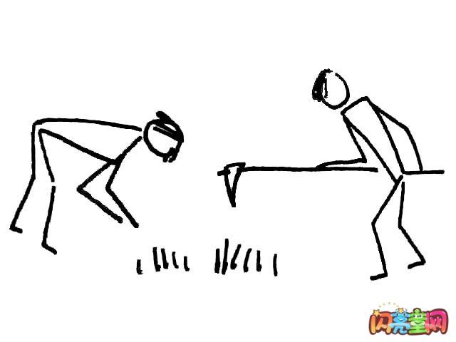 幼儿人物简笔画欣赏