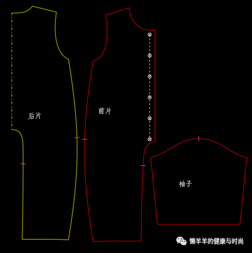 婴儿连体衣的设计裁剪