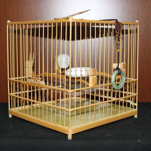 精工团云门绣眼扎弦亮笼全配精工绣眼笼