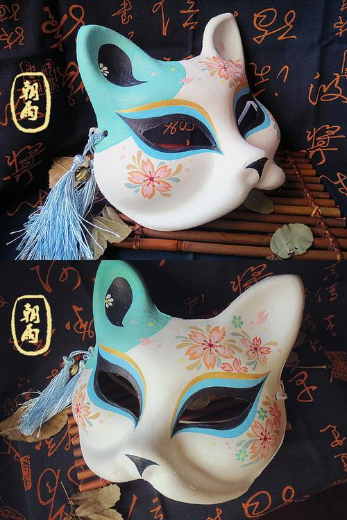 手绘狐狸面具