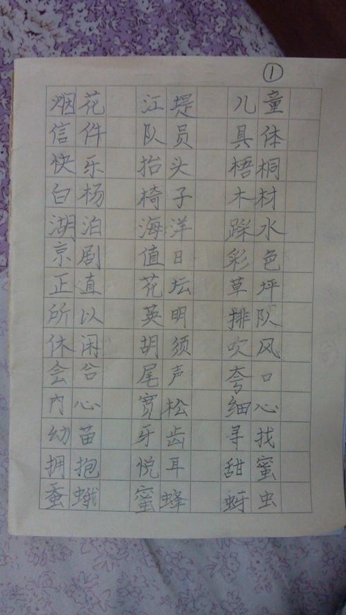 插上伽琳的字(仅是伽琳娘给伽琳默写生字时候的字哦)