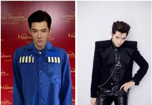 就有网友发现一张蜡像照片也换成了囚服,原来是吴亦凡入驻杜莎夫人