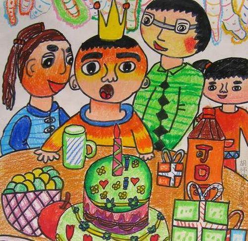 有关生日儿童画有哪些