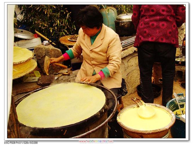 亲历煎饼的制作过程