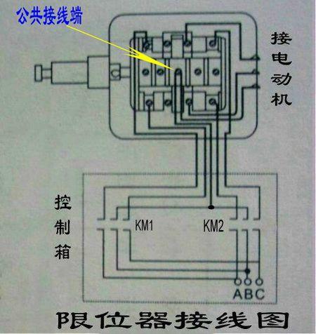 行吊升降限位接线图?