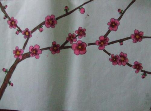 儿童画画大全图片桃花