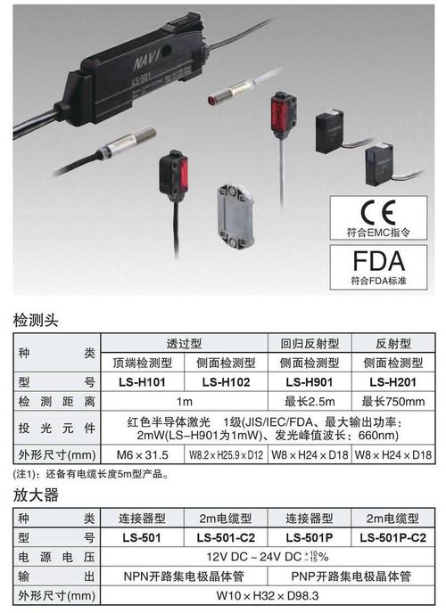 松下激光测距传感器 panasonic传感器 槽形光电传感器