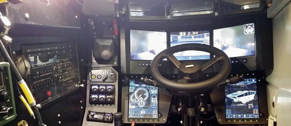 新加坡轮式装甲车充满科技感