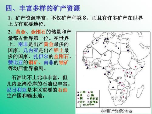 石油比不上北非丰富,但 几内亚湾沿岸的石油也丰富.