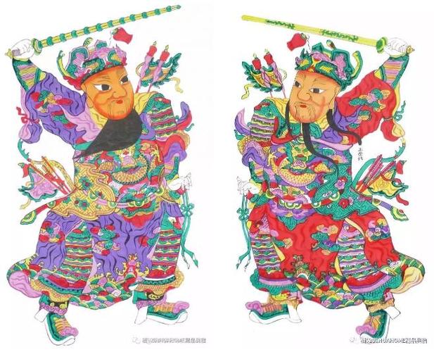 苏州桃花坞门神 藏家  华孟易