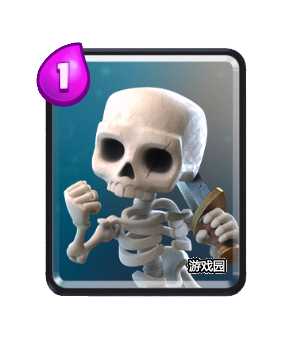 皇室战争兵种骷髅兵普通卡牌数据大全