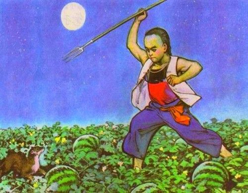 我也要黑回去 我选了张他的照片 求ps大神帮我把他的头像弄到闰土的