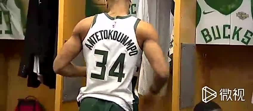 字母哥赛前更衣,真心帅!-体育先锋