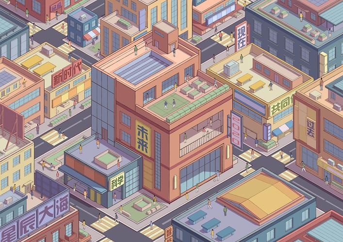 城市插画