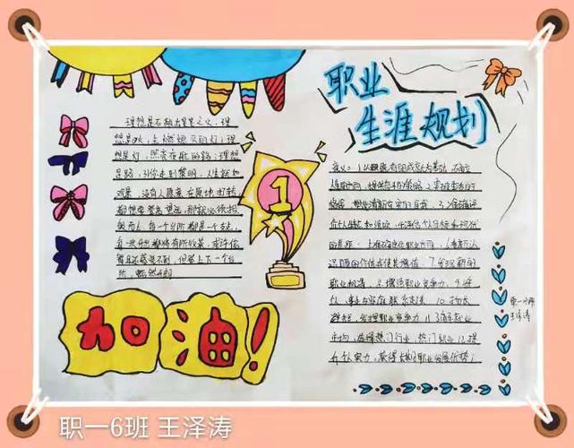 通过思政课学习,尤其是编写手抄报活动,让同学们坚定了职业理想,有的