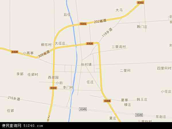 中国安徽省亳州市利辛县张村镇地图(卫星地图)