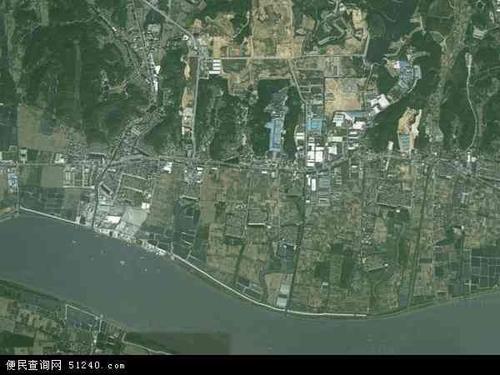 中国广东省江门市新会区大泽镇地图(卫星地图)