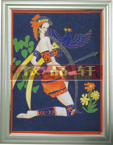 金丝彩沙画制作套装数字特价装饰画客厅diy带底板送教程
