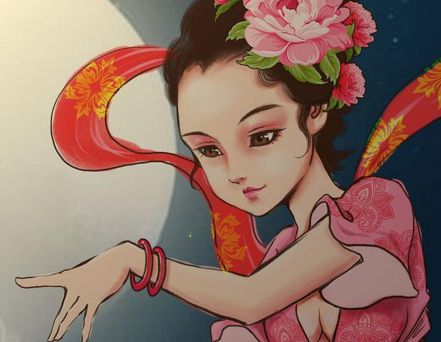 嫦娥奔月,不对,嫦娥吃月饼.