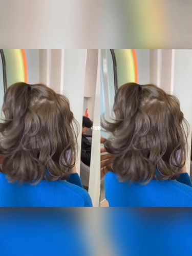 2022齐肩蛋蛋卷烫发 减龄瘦脸烫发_烫发_发型_蛋卷头