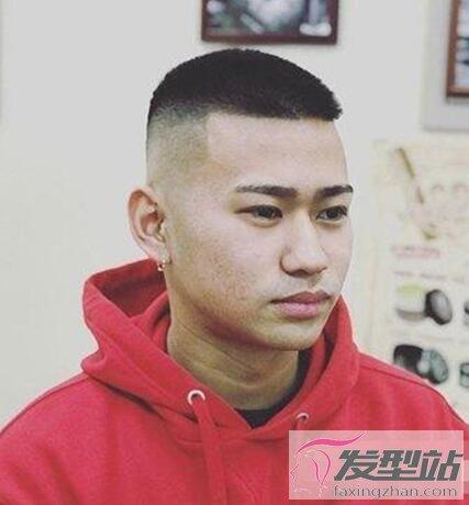 男生时尚平头发型 清爽简约潮男必备-男士短发-发型站