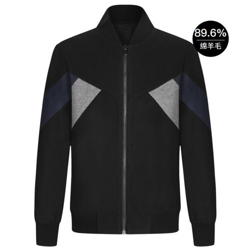 劲霸男装男士夹克秋季新品棒球领商务休闲运动男式